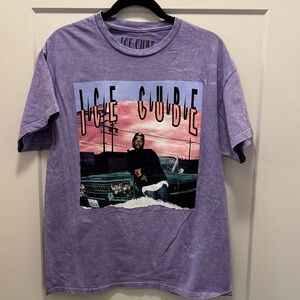 🆕 Ice Cube Purple Graphic T-Shirt. L. NWOT!💥💥